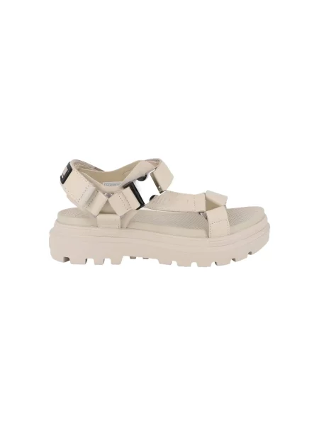 Pantofi Palladium cu bretele bej