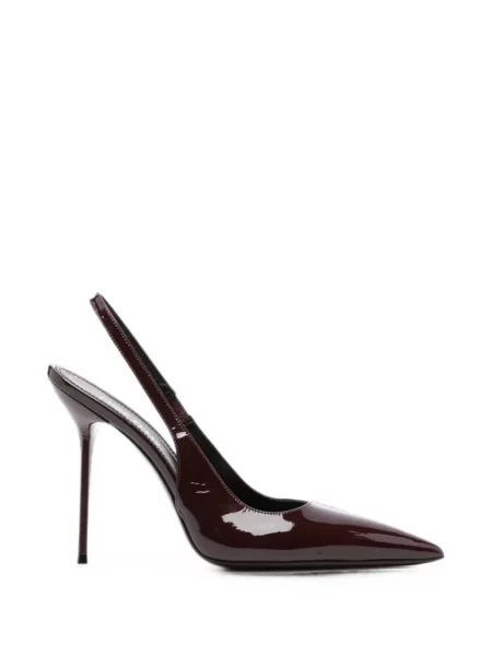 Pantofi cu toc Paris Texas slingback maro