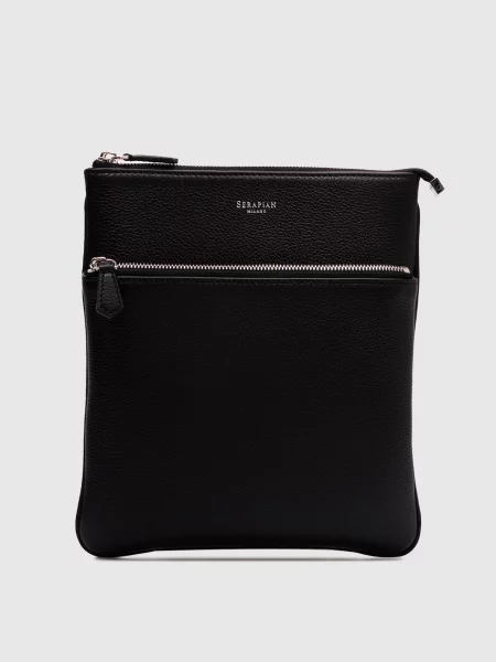 Кожаная сумка Serapian черная