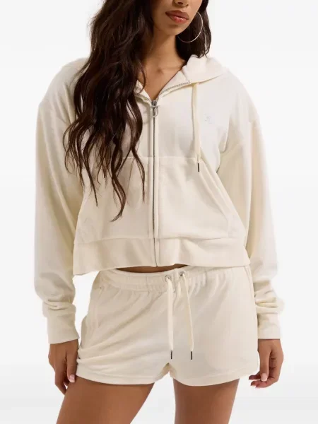 Περικομμένο hoodie Juicy Couture με αυτόγραφο
