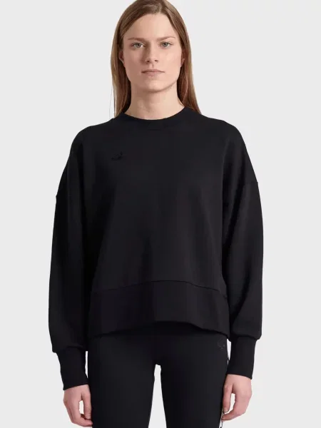 Світшот Arena з круглим вирізом чорний