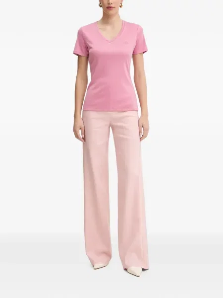 Tricou Liu Jo cu broderie roz