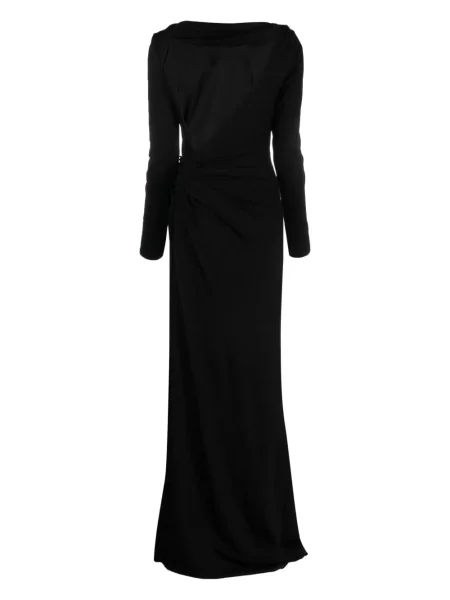 Ilgas maxi suknele Del Core juoda