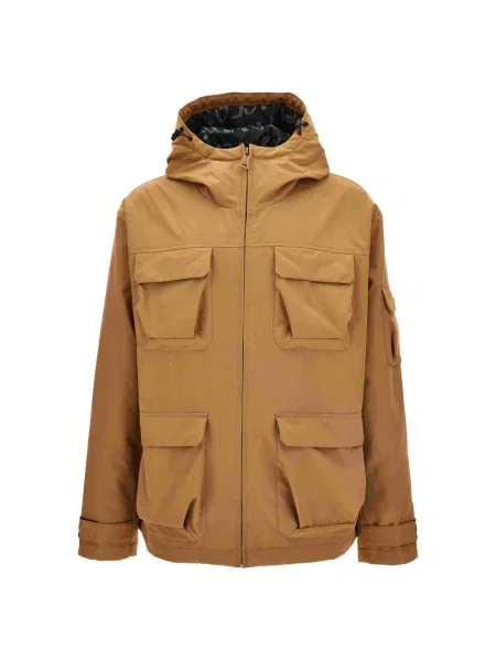 Kurtka jeansowa Versace Jeans Couture brązowa