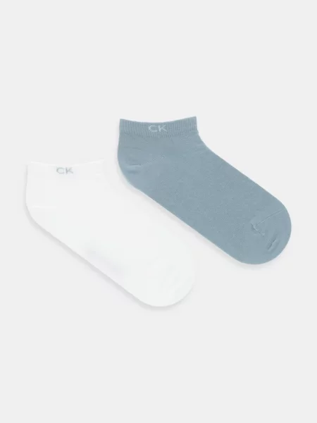 Чорапи Calvin Klein зелено синьо