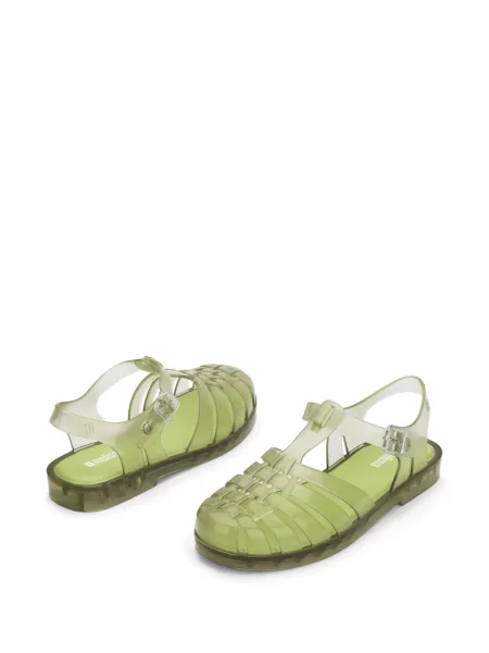 Sandale Melissa cu cataramă verde