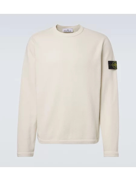 Jersey melegítő felső Stone Island strasszokkal fehér