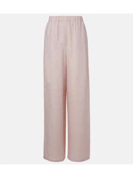 Pantaloni Loro Piana de in roz