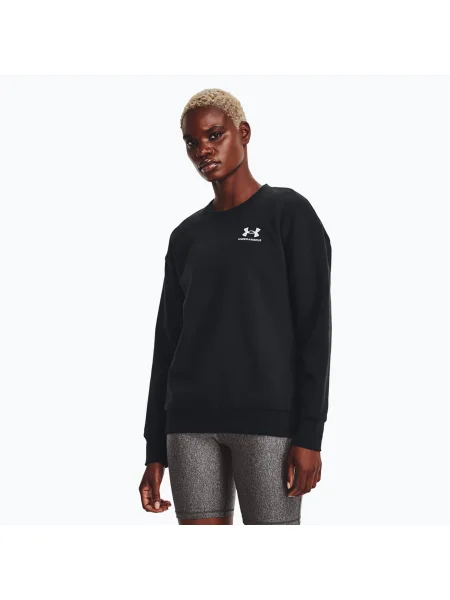 Fleecová fleecová mikina Under Armour biela