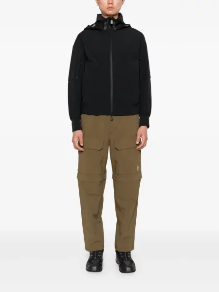 Geacă Moncler Grenoble cu glugă negru
