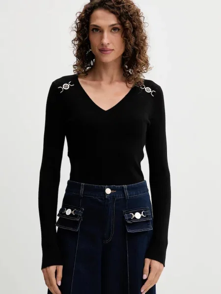 Fracomina pulover light negru