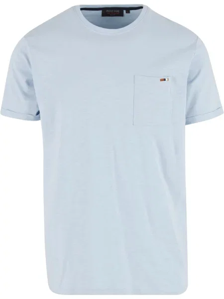 INDICODE JEANS Tricou Andorra deschis albastru