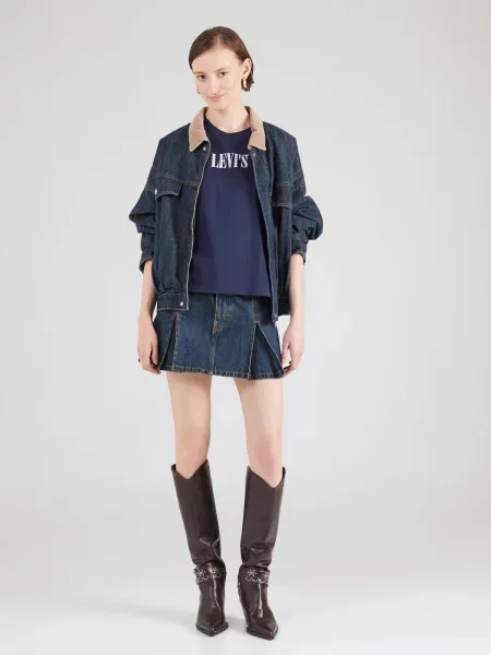 LEVI'S ® Tričko THE PERFECT námornícka modrá biela