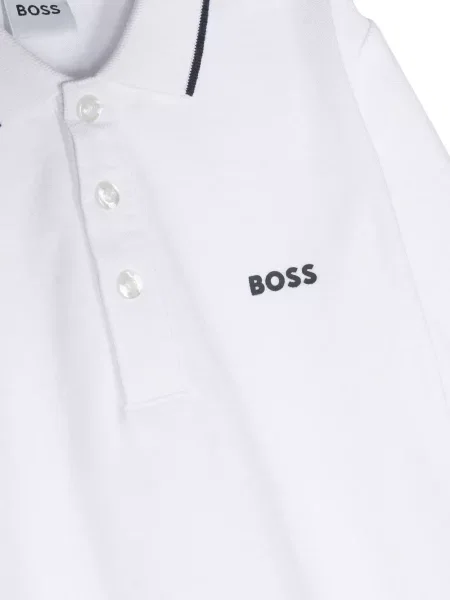 Koszulka polo dziecięca Bosswear biała