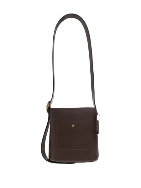 Geanta de piele Coach din piele maro