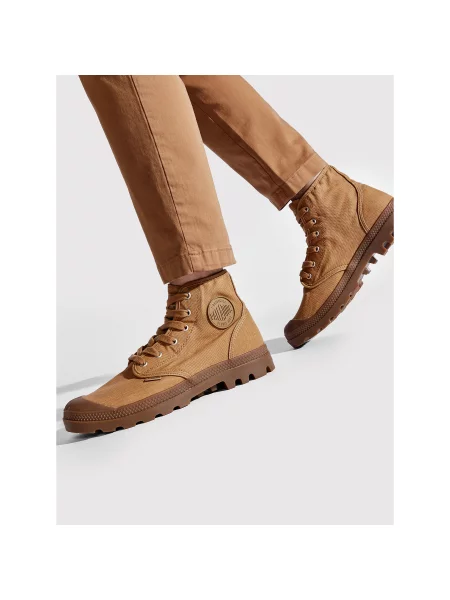 Outdoorová obuv Palladium Pampa Hi hnedá
