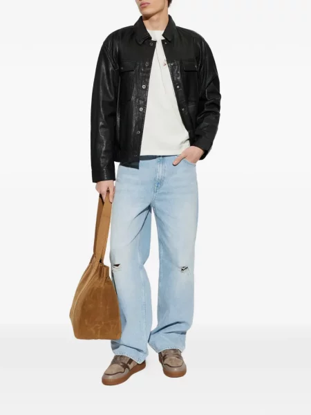 Tricou Allsaints cu imagine alb