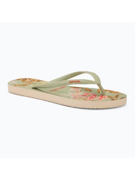 Olcsóbban. Női flip-flop papucs Rip Curl La Isla Bloom Open Toe sand. Méret: 41 EU zöld