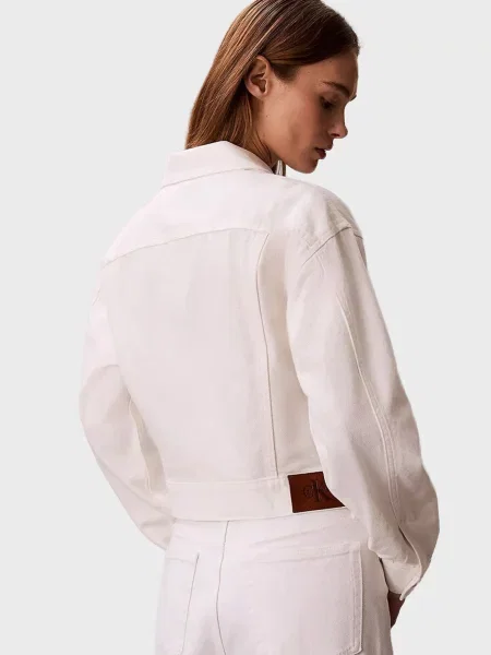 Джинсовая куртка Calvin Klein Jeans белая