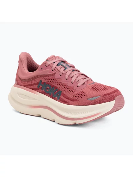 Дамски обувки за бягане HOKA Bondi 9 lingonberry/cranberry розово
