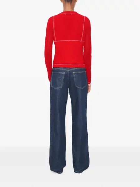 Cardigan Tory Burch plasă roșu