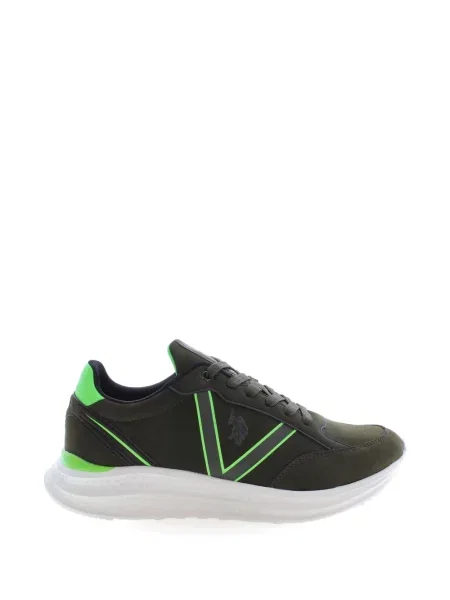 Sneakerși U.s. Polo Assn. cu autograf verde