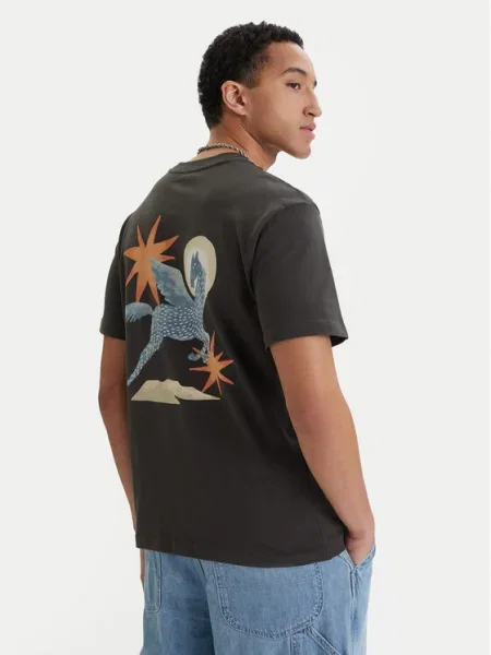 RVCA Tricou Pegasus negru
