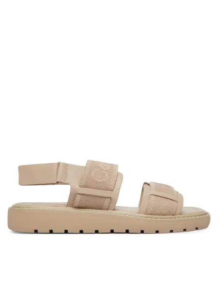 Sandale Calvin Klein Sq Molded Sandal Webb bej