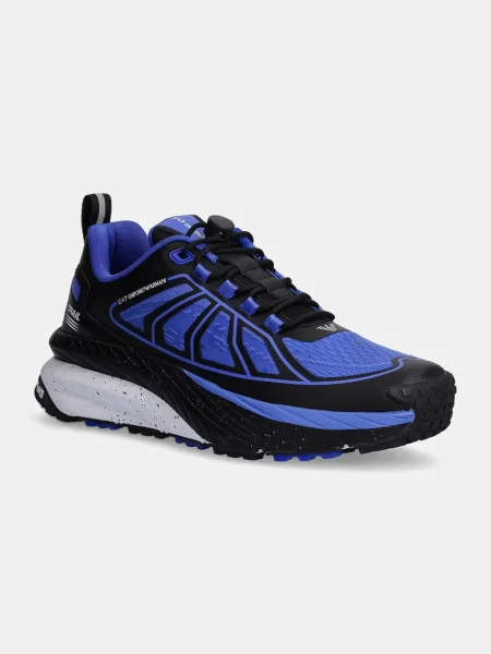 Sneakers Emporio Armani albastru