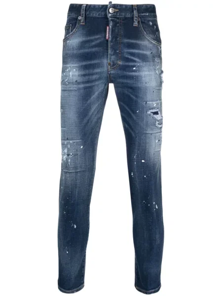 Skinny fit traperice Dsquared2 plava