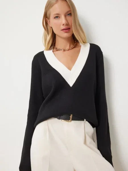 Pulover Happiness İstanbul negru