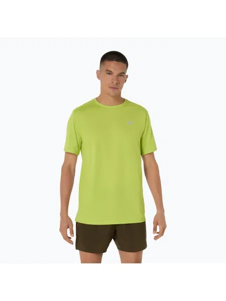 Мъжка тениска за бягане ASICS Core neon lime зелено
