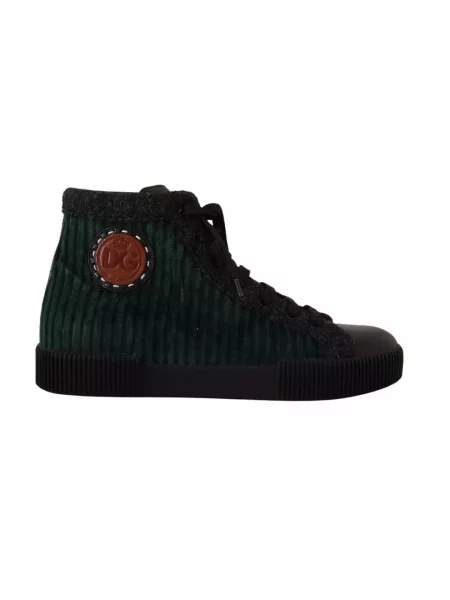 Botki Dolce And Gabbana sztruksowe czarne