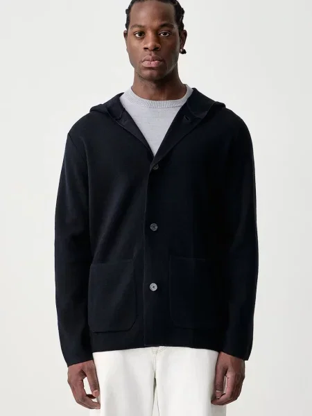 Armani Exchange cardigan pentru bărbați cu amestec de lână