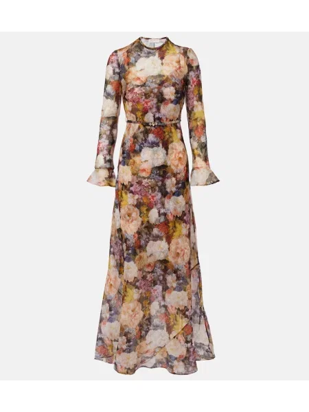 Maksi obleka Zimmermann s cvetličnim vzorcem