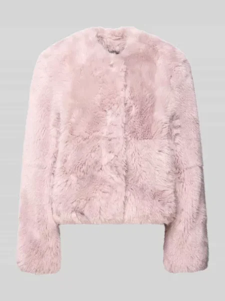 Kurtka ze sztucznego futra model ‘Halle’ Stand Studio fioletowa