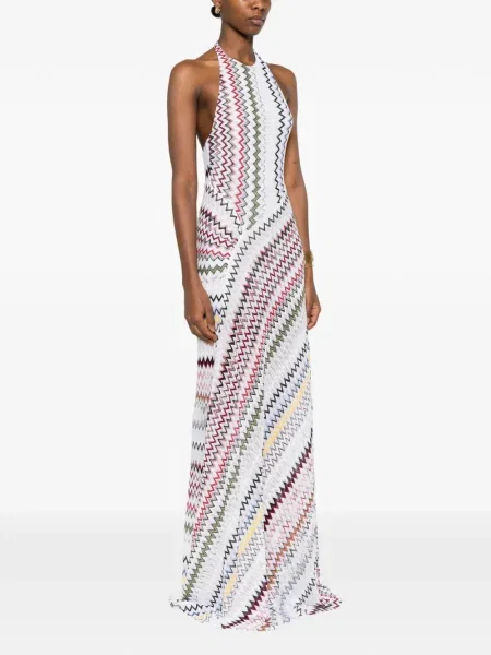 Rochie maxi Missoni de costum alb