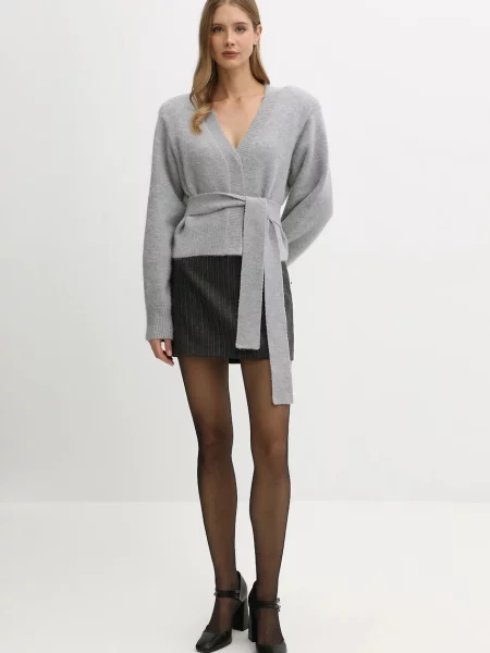 Rotate cardigan din amestec de lână