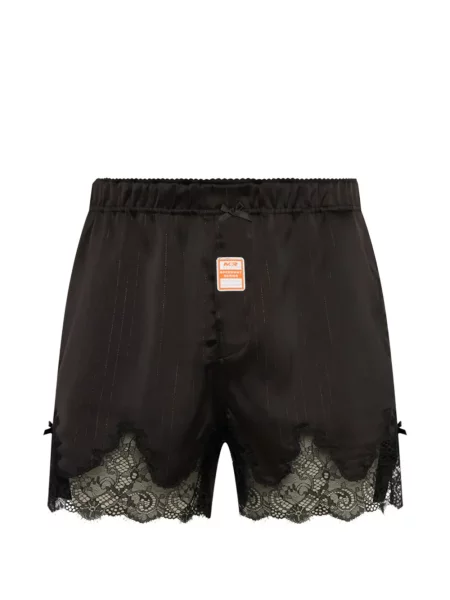 Szorty Martine Rose koronkowe czarne