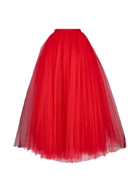 Fusta maxi Marco Gabrielli Atelier din tul roșu