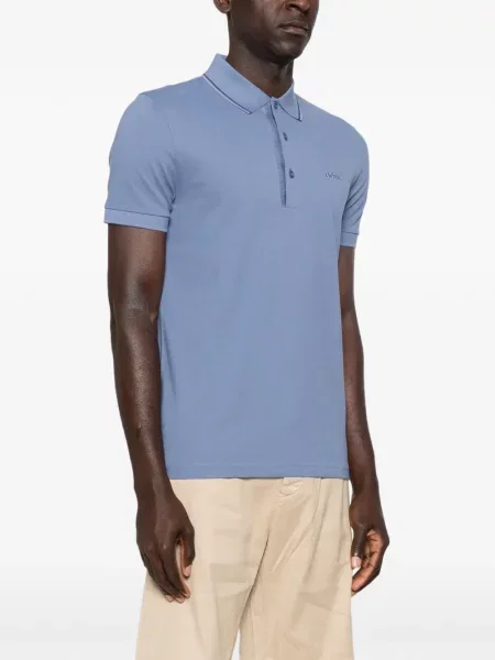Tricou polo Boss albastru