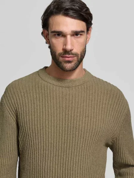 Sweter o kroju slim fit w dzianinowym wyglądzie Jake*s Studio Men