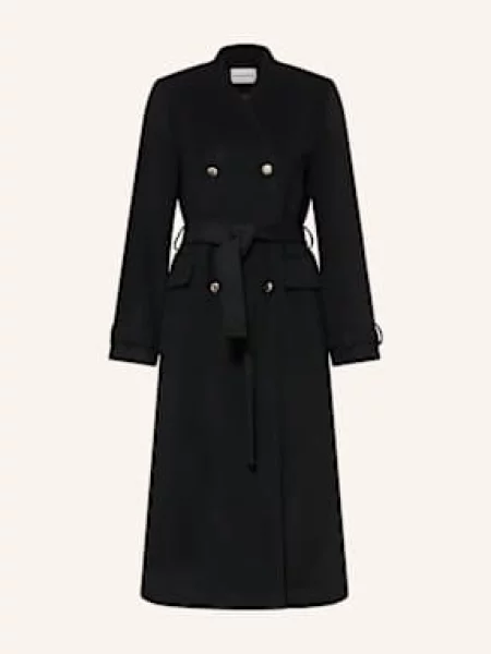 Claudie Pierlot Płaszcz schwarz czarny