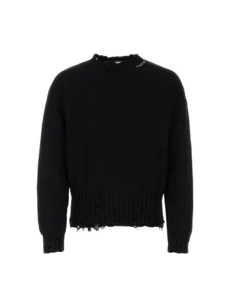 Dzianinowy sweter Marni casual czarny