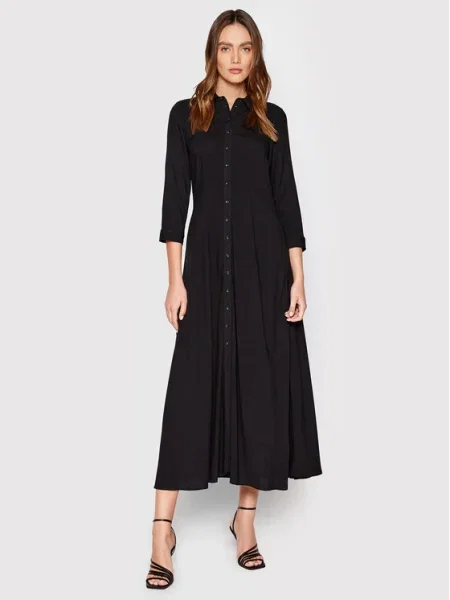 YAS Rochie tip cămașă Savanna negru