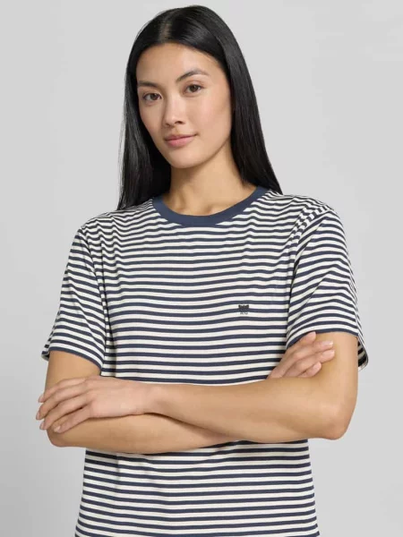 T-shirt o kroju regular fit z czystej bawełny model VENACO' Weekend Max Mara biała