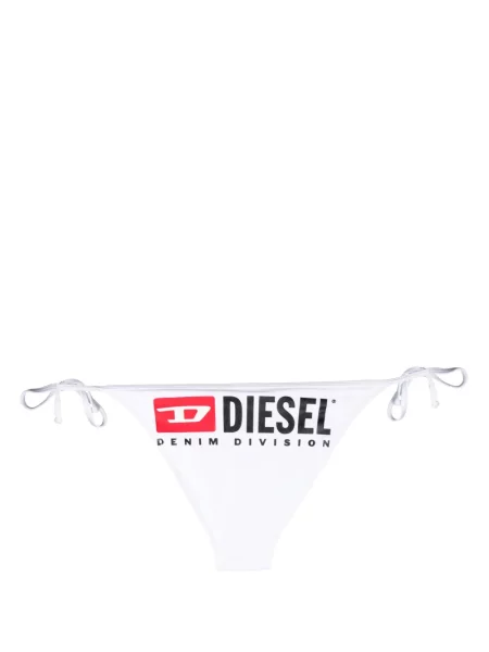 Raštuotos kelnaitės Diesel balta