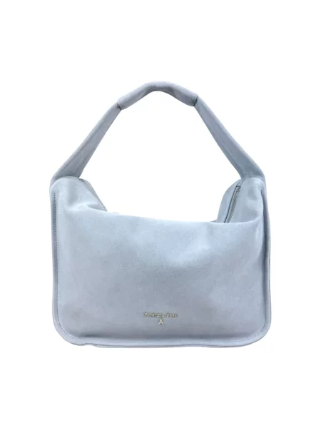 Torebka Patrizia Pepe skórzana niebieska