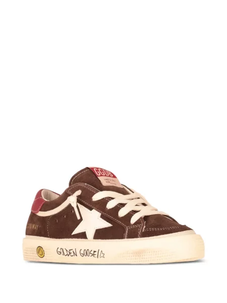 Sneakersy dziecięce Golden Goose May brązowe