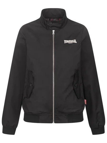 LONSDALE Geacă de primăvară-toamnă RODEEN negru alb